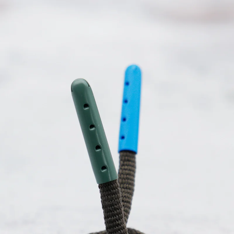 Cool Lacet Tips 22.4*5MM Sneaker Rope Metal Aglets Turquoise/Sapphire String Heads Copper Cord Ends Skin Feel 100pcs Wholesale