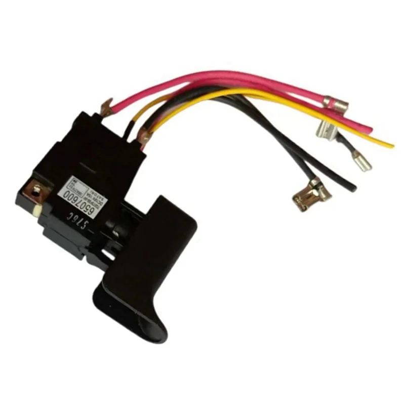 6507600 Electric Drill Switch DJR186 JR186D 650760-0 For XRJ04 Power Tools Accessories