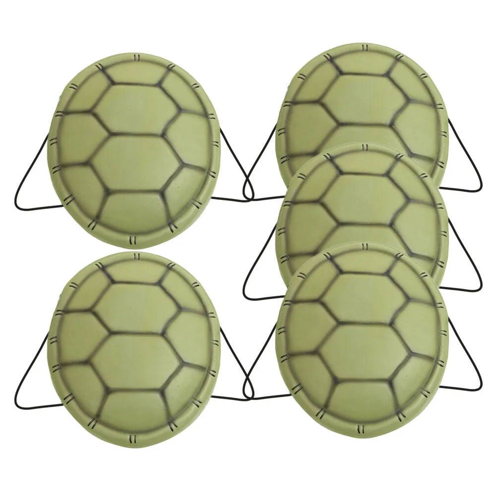 

5 Pcs Simulated Turtle Shell Costume Halloween Kids Cosplay Outfits Dress Prop Adornments Party Carnival