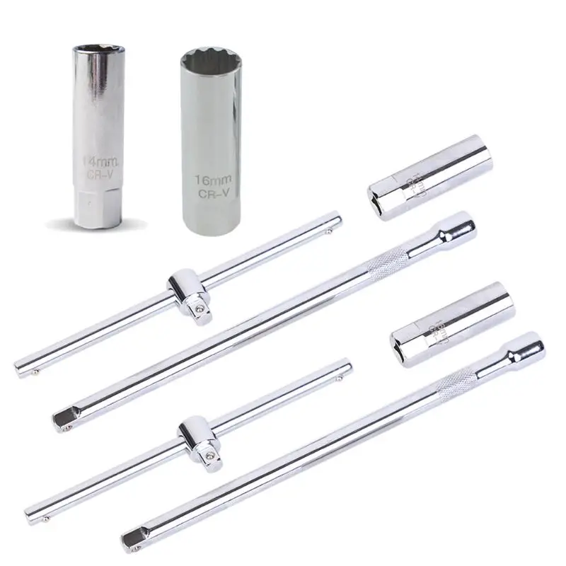 

Universal 14/16mm Spark Plug Socket 12 Point Remover Wrench Removal Tool 12 Angle Drive Repair Accessories 85DF