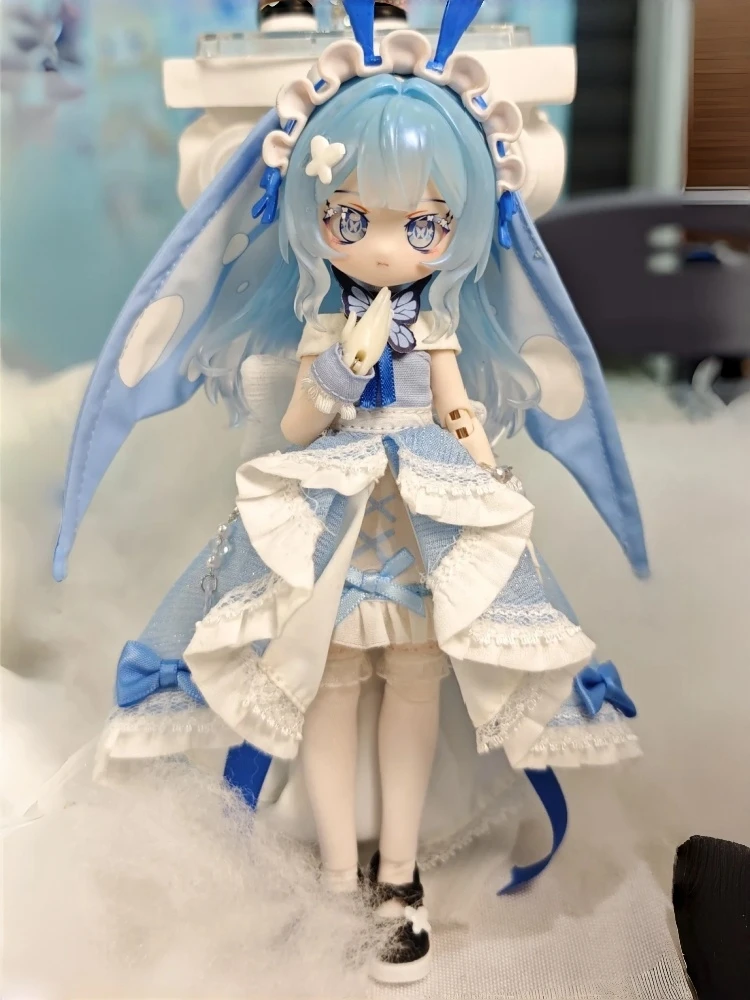 Фото Подлинная новая в наличии 1/8 BJD Sakura Park Start Again Series слепая коробка кошачье ухо наряд горничной шарнирная фигурка коллекционная игрушка №3