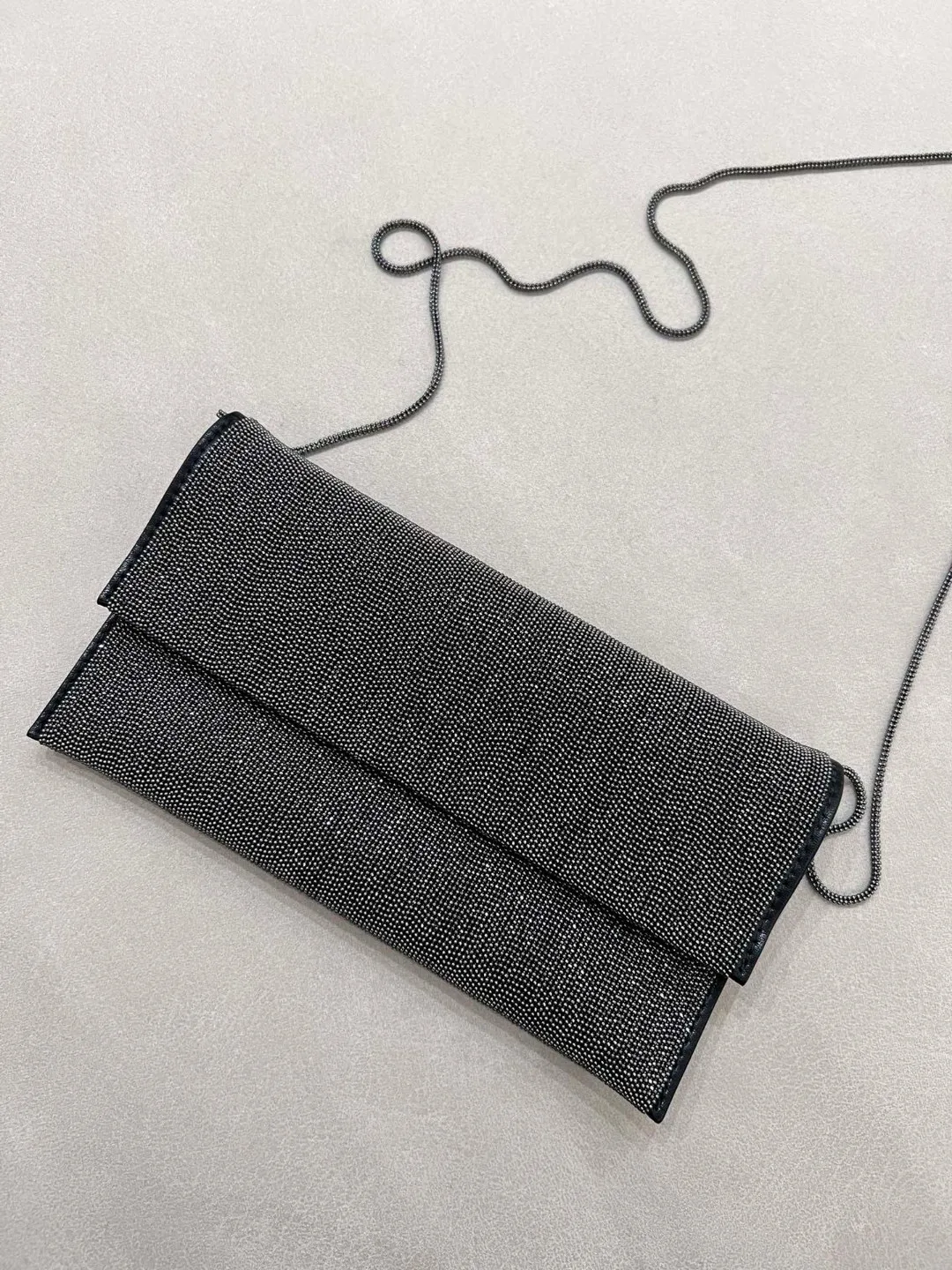 Высококачественная роскошная сумка-клатч B/C ручной работы с цепочкой из бисера