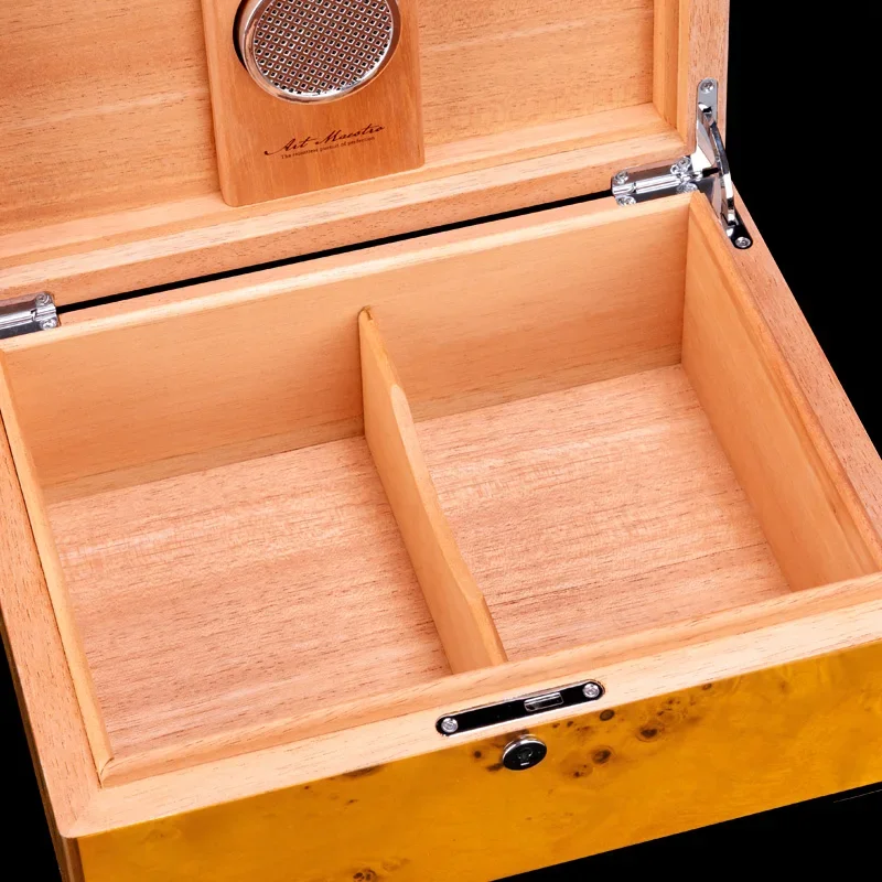 300x230x110 мм сигара хьюмидор большой емкости 50 сигар из кедра увлажняющая