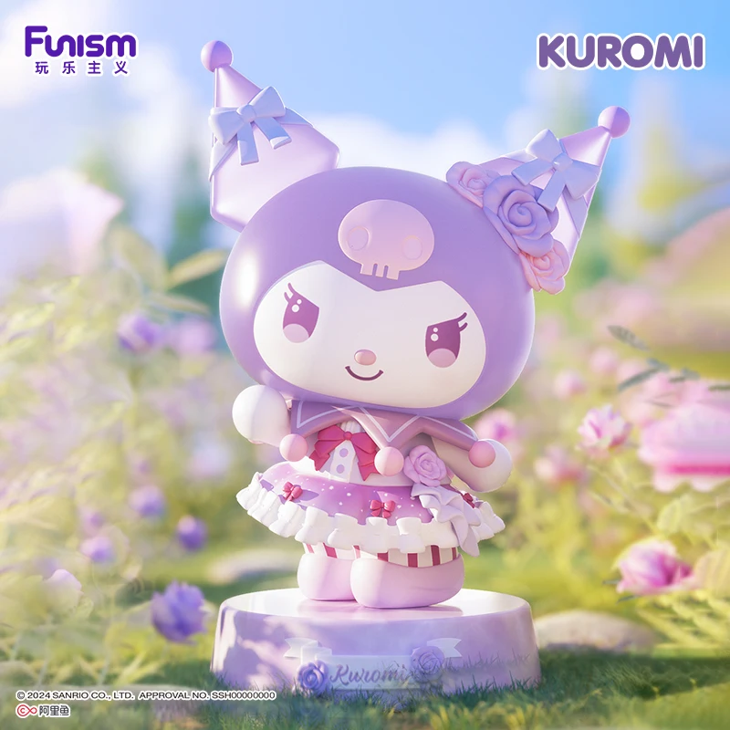 Новая Kawaii Sanrio Kuromi My Meldoy, ПВХ, аниме, фигурка, игрушки, серия для девочек, мультяшная модель ручной работы, декор для кукольной комнаты, подарки для девочек (art.: 3920cd6e18bbf) - 3920cd6e18bbf