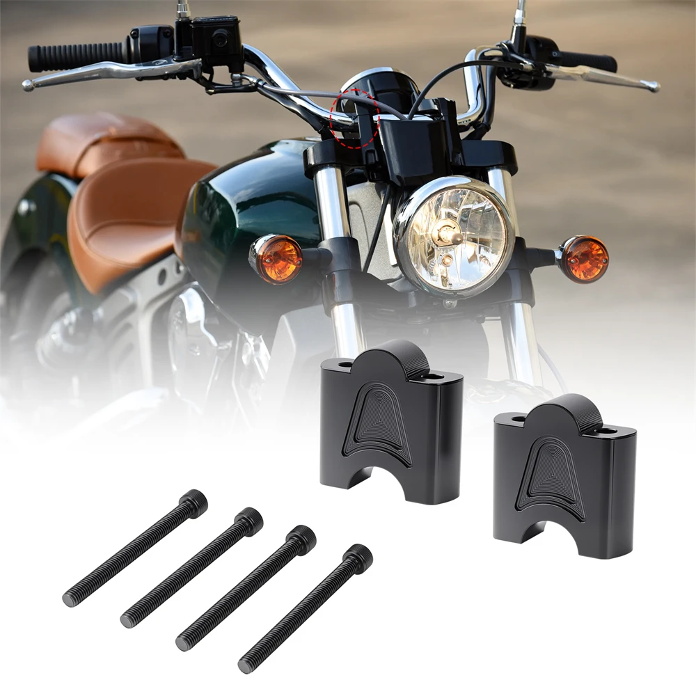 

2-дюймовые поворотные стойки, комплект удлинителя стойки руля для Indian Scout Sixty Rogue Bobber 2015-2025