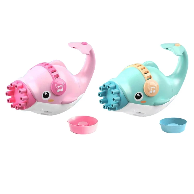 

1PC Upgrading Automatic Bubble Machine Dolphin Bubble Toy Electric Outdoor Toy