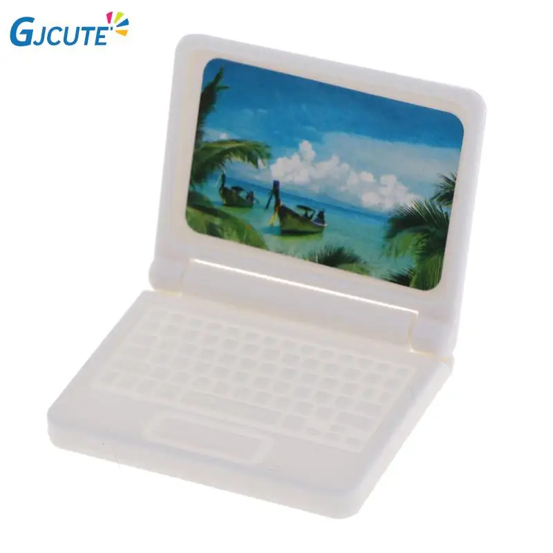 

Креативный Кукольный Миниатюрный современный компьютерный домик для детей игрушечная мебель для кукол ноутбук компьютер случайный цвет