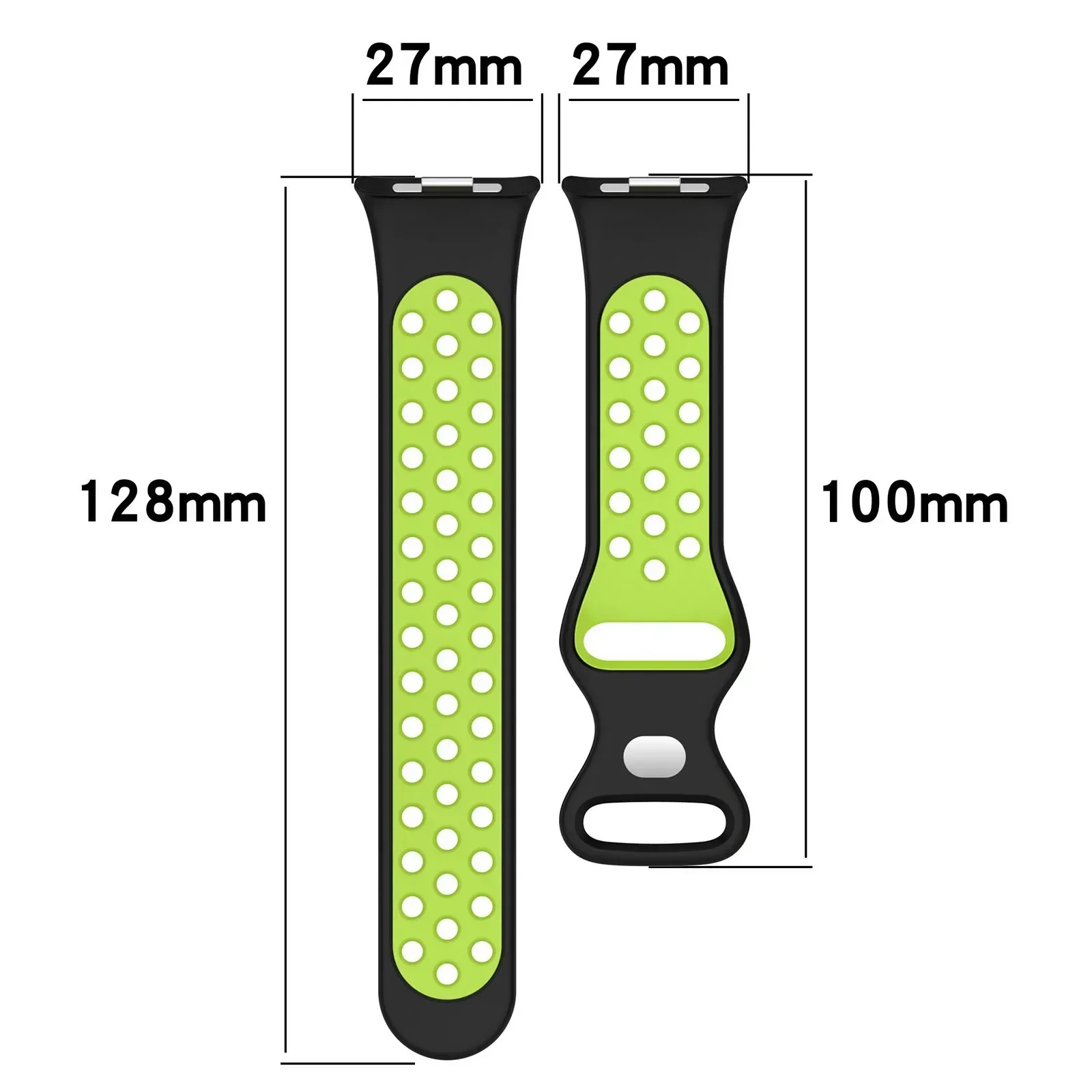 Силиконовый ремешок для Xiaomi Mi Band 10 Pro, Mi Band 9 Pro, 8 Pro, двухцветный, мягкий, удобный браслет для Redmi Watch 6, 5, 4 (art.: 3920db515e96f) - 3920db515e96f
