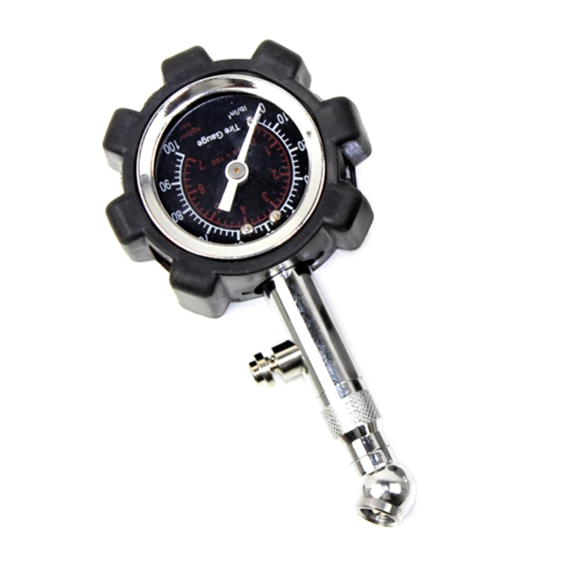 

Professional Dial Type Tire Pressure Gauge Metal Mini Air Pressure Meter Gauge for Car Auto Range 0~100 psi Durable