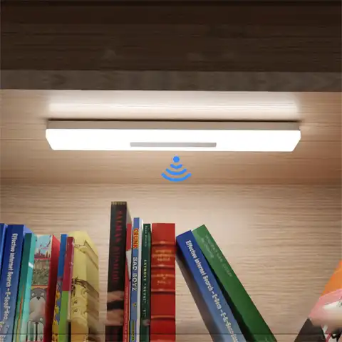 Светодиодный светильник для кухонного шкафа с датчиком движения, зарядка через Usb, внутреннее освещение для спальни, чулана, гардероба