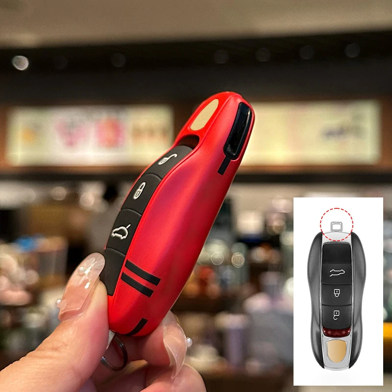 

Для Porsche 718 Cayenne Panamera 911 Чехол для ключей Macan, чехол для ключей Taycan Cayman Boxster, автомобильные аксессуары, защитный чехол