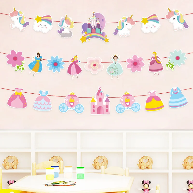 

Unicorn Birthday Banner Mermaid Party Decoration Garland Birthday Party Decoration Jungle Birthday Party Banner Baby Shower