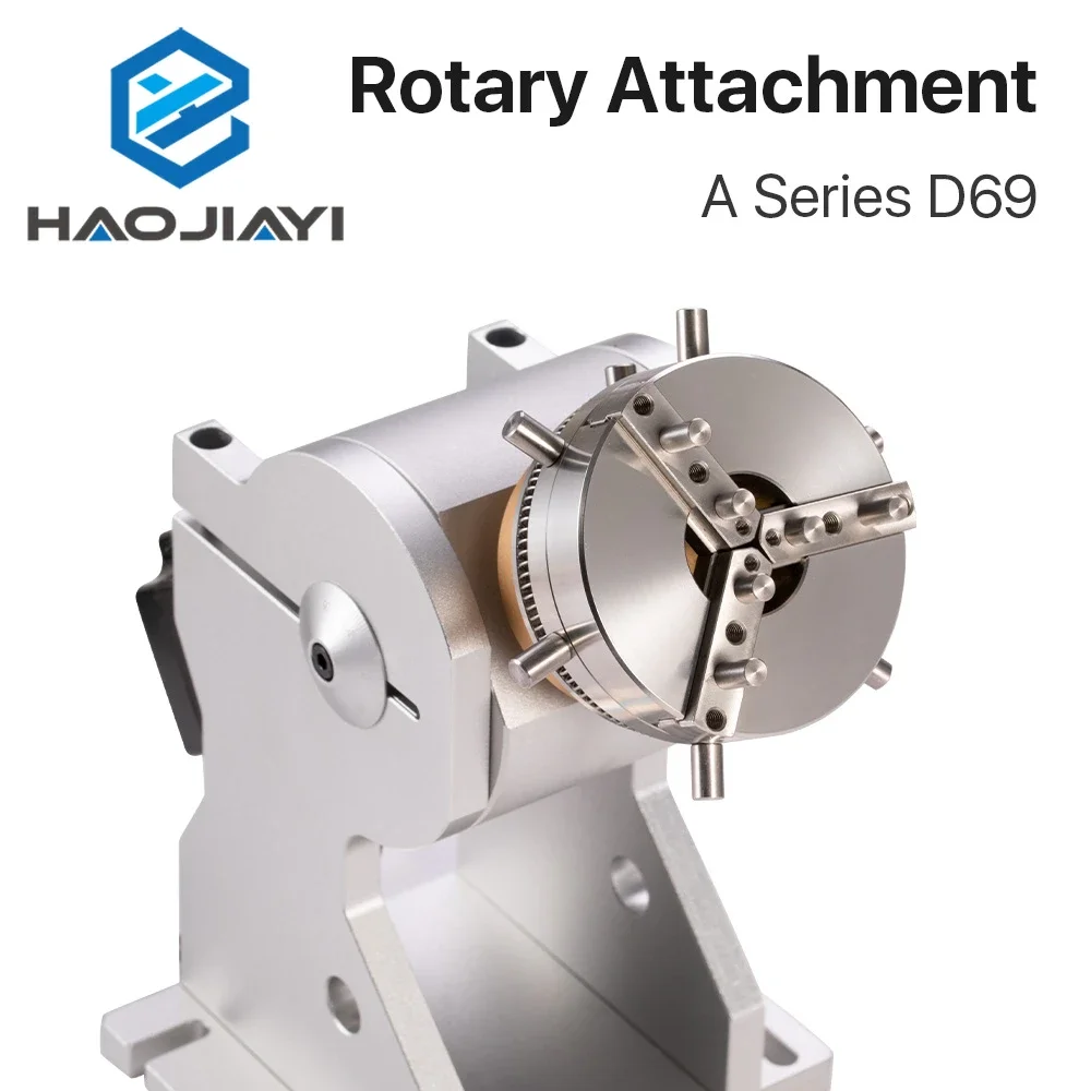 Three Chuck Rotary Worktable Device Diameter 69/80mm Fixture Gripper for Co2 &amp Fiber Marking Machine Extra Axis