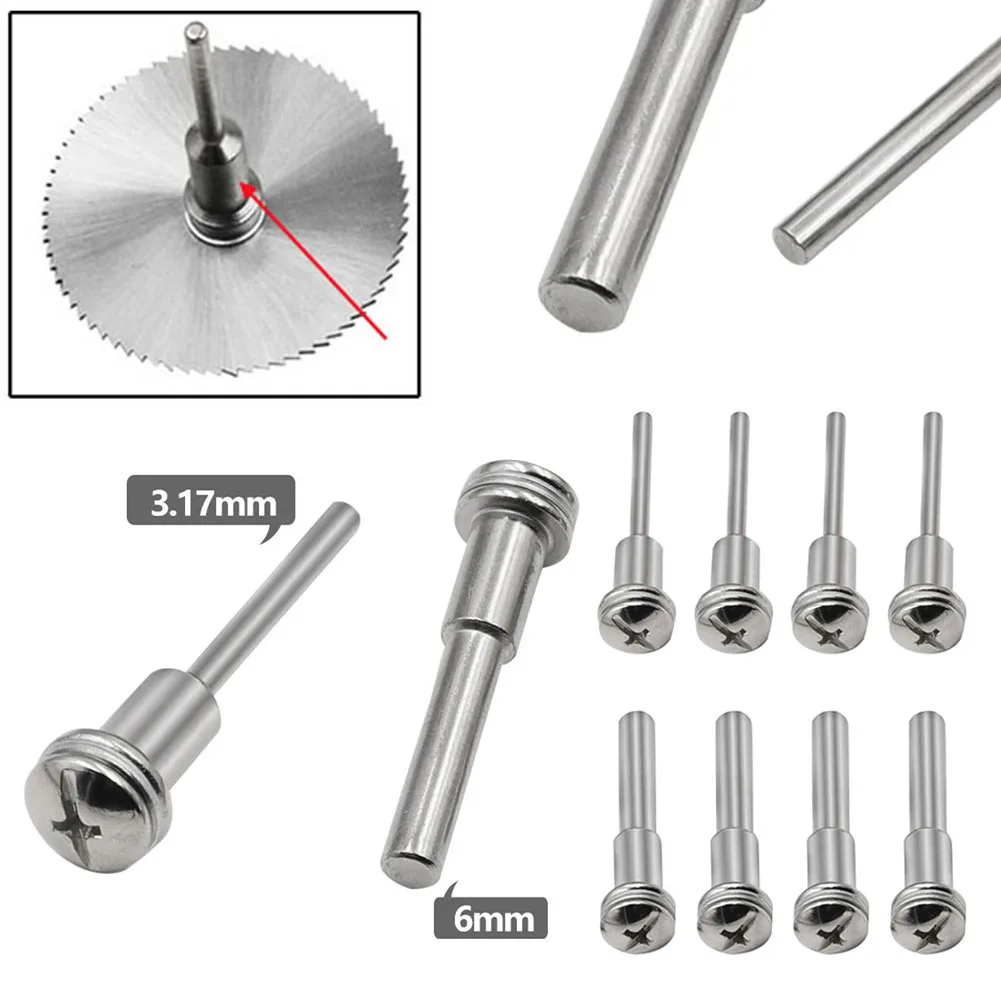 

10pcs 6mm Shank Connecting Rod Mandrel Accessory Rotary Tool For Cutting Sanding Discs Sandpaper Polishing Accessories