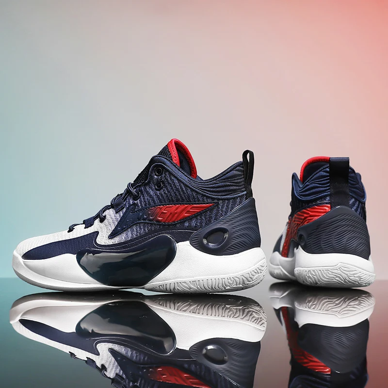 Мужские Нескользящие Баскетбольные Кроссовки Дышащие Li-Ning С Поддержкой Свода