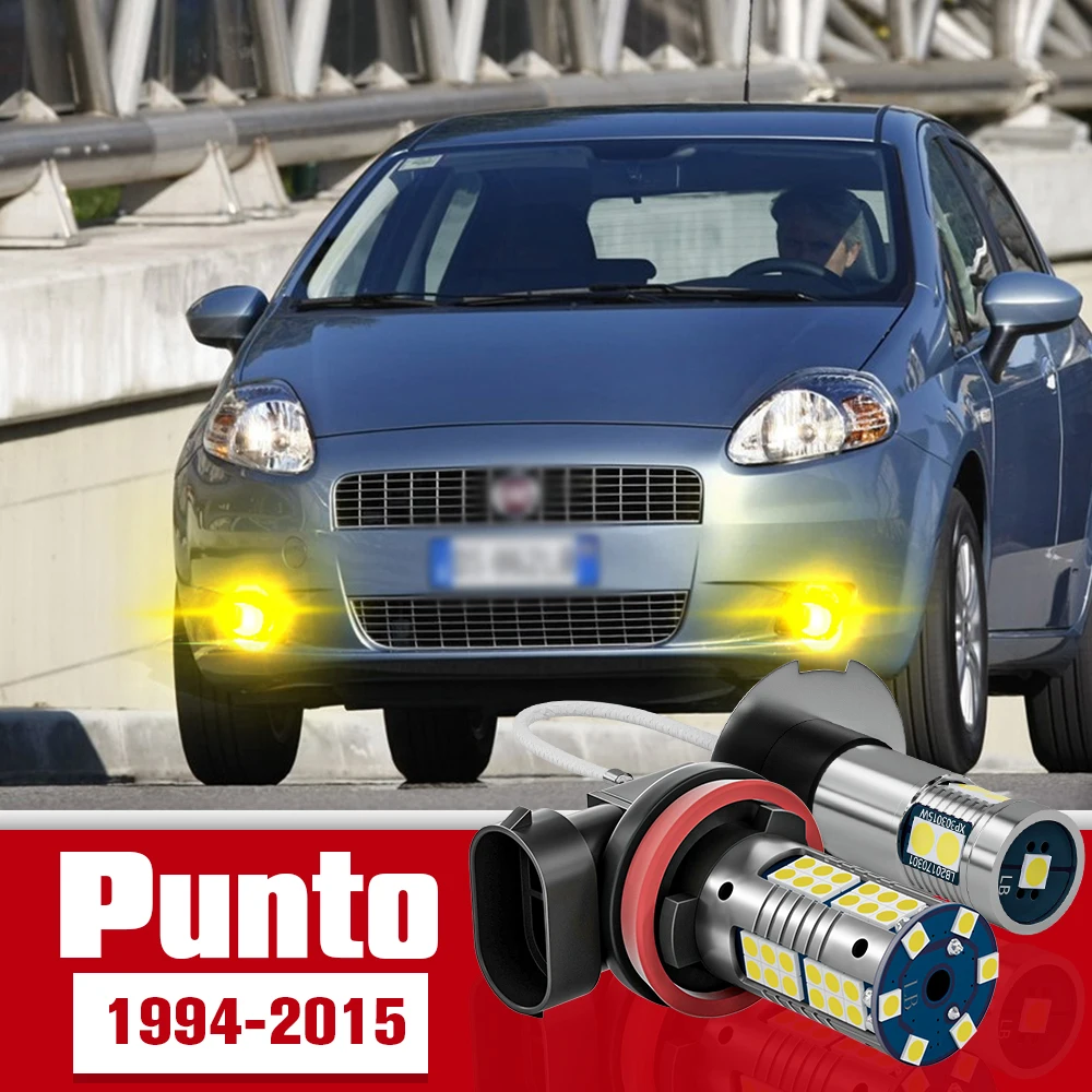 

2pcs Front Fog Light Accessories LED Bulb Lamp For Fiat Punto 1994-2015 2004 2005 2006 2007 2008 2009 2010 2011 2012 2013 2014