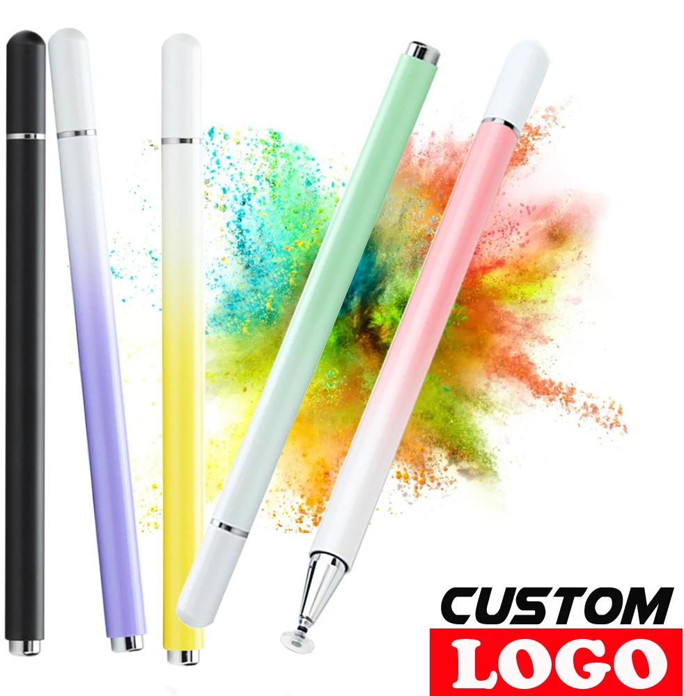 

High Sensitivity Disc Stylus Pen Magnetic Pencil For Apple iPhone iPad Android Tablet Capacitive Touch Screens Free Custom Logo