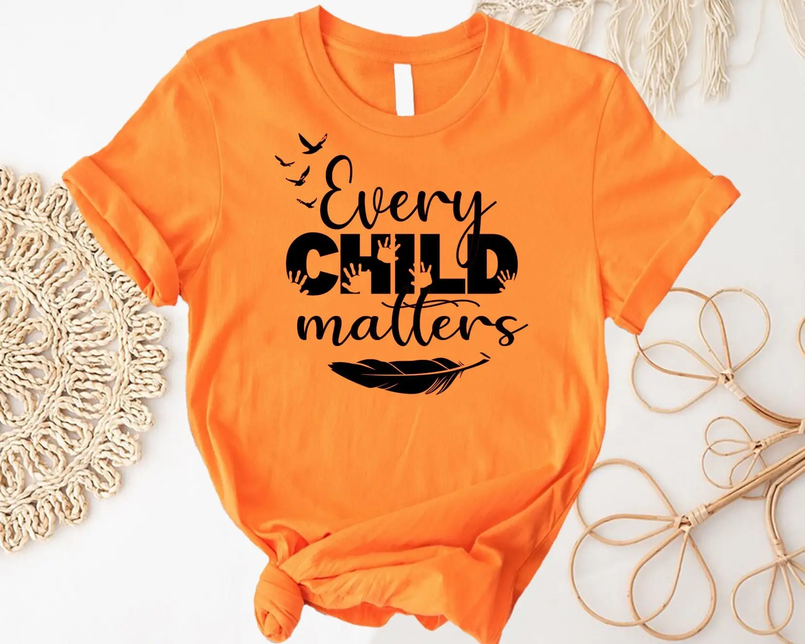 Оранжевая футболка День каждого ребенка имеют значение Осведомленность для