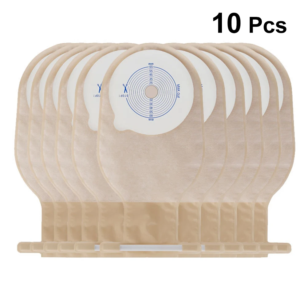 

10 шт. одноразовых мешков для остомии, анус, 27,5X14,5 см