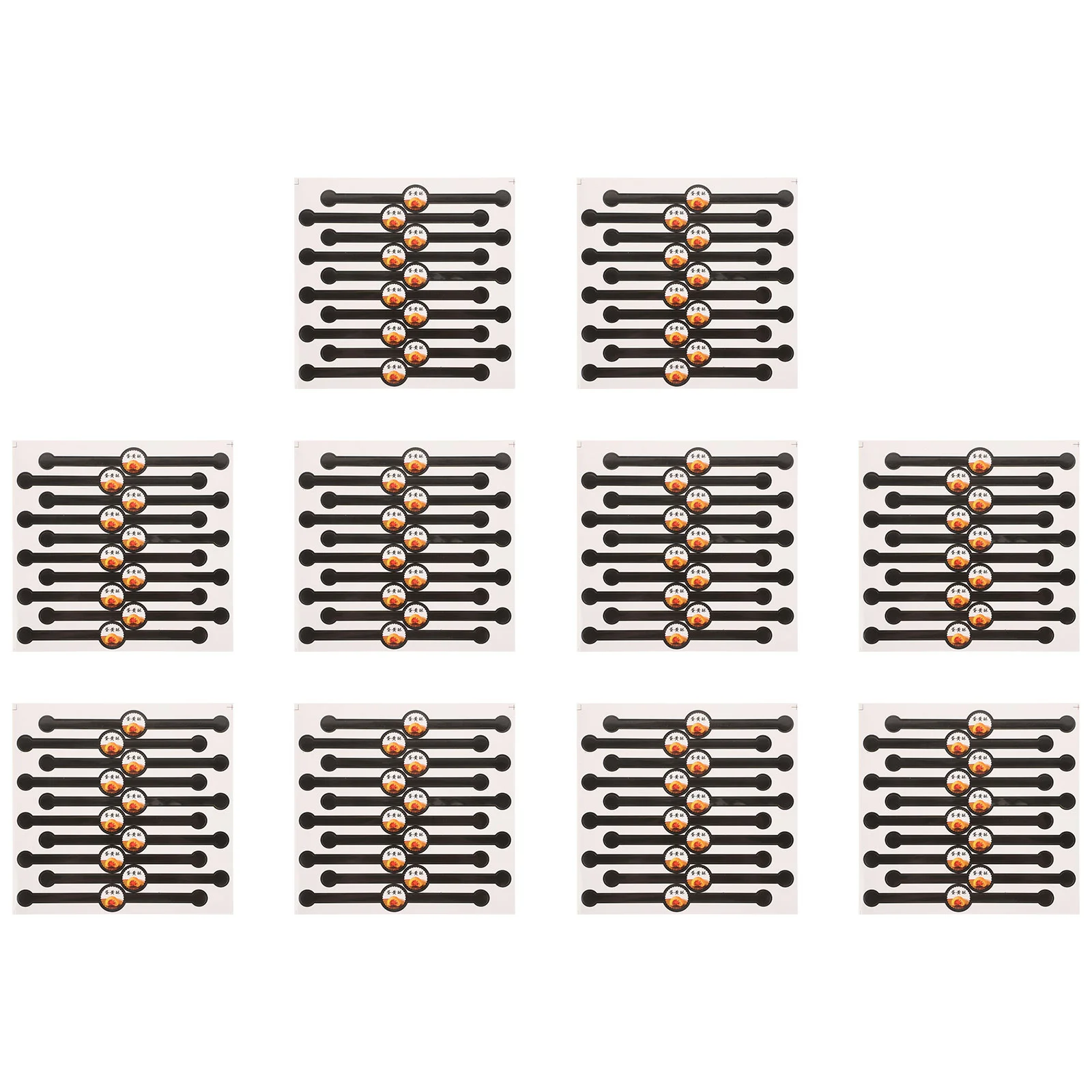 

10 Sheets Envelopes Baking Sticker Labels Seal Gift Copper Plate Stickers Sealing Party Decals