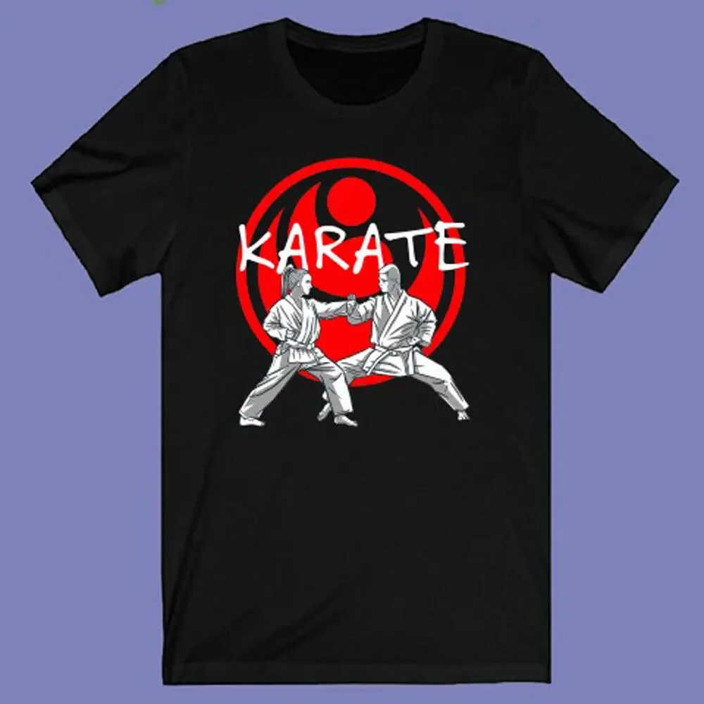 Мужская черная футболка KARATE SHINKYOKUSHIN Размер S 3XL