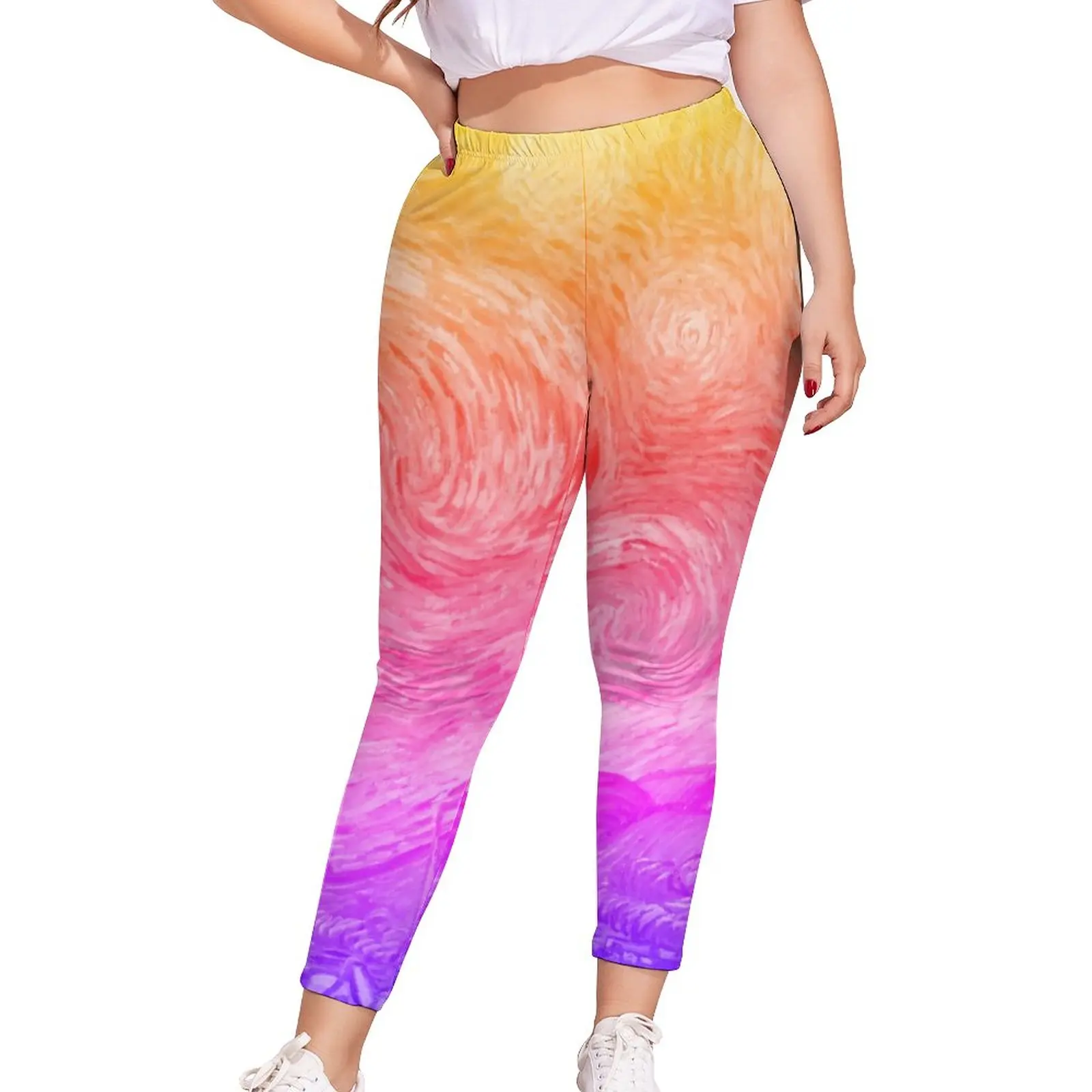 

Леггинсы женские эластичные с принтом «Звездная ночь»