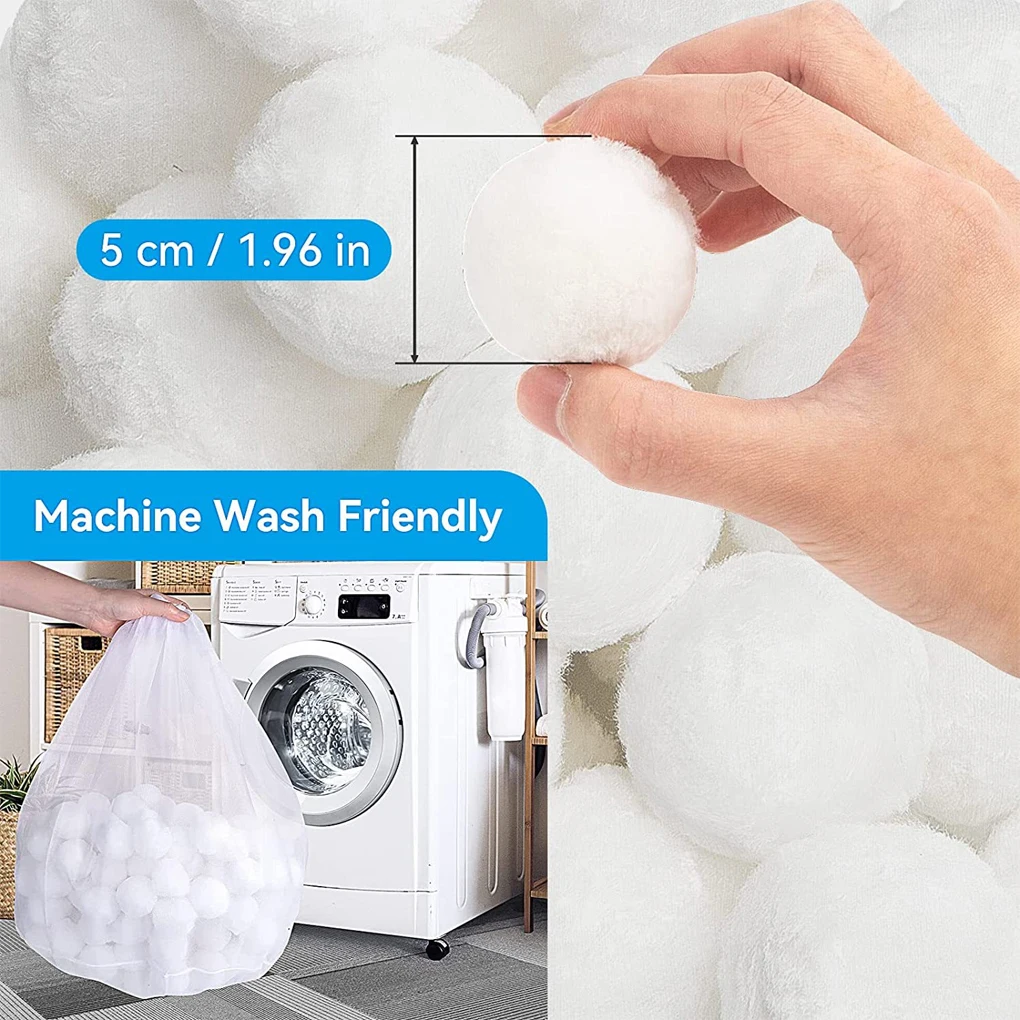 

1 Bag Swimming Pool Water Filter Ball Portable Solid Color Fiber Balls Tool