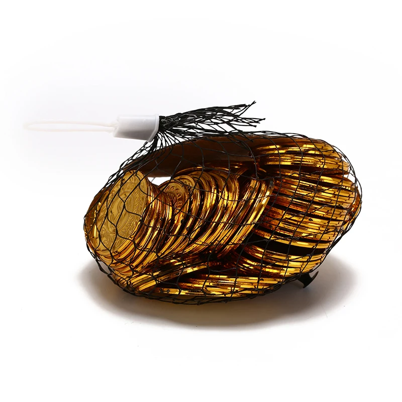 100 шт./упаковка покерные чипы для казино 35 мм модель биткоина позолоченные