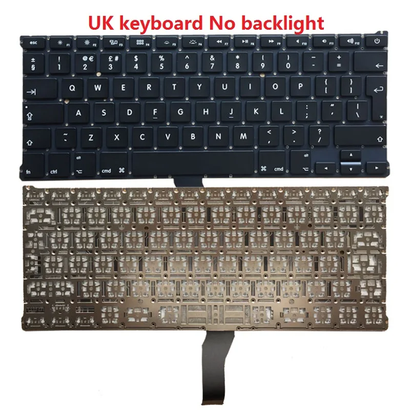 Новая клавиатура для Macbook Air 13" A1466 A1369 MD231 MD232 MC503 MC504 US/UK/Spanish/Danish/Portuguese 2011-2015 гг.