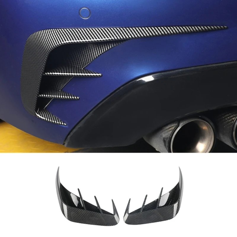 

Автомобильный задний бампер, боковой спойлер, накладка на вентиляционное отверстие, сплиттер, крышка, совместимая с 3 видами искусственной кожи-Sport 320I 325I, 2 шт., XXFF