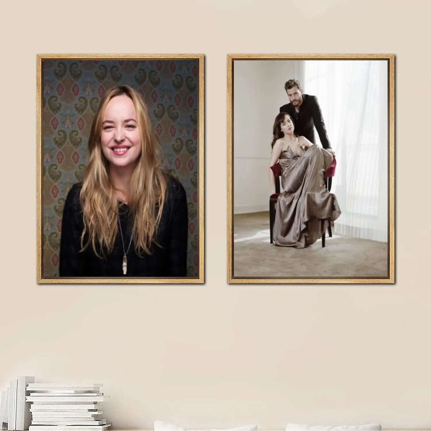 

Плакаты Dakota Johnson, картина, 24x36, настенный плакат на холсте, декор для комнаты, Современное украшение для семейной спальни, художественный Настенный декор