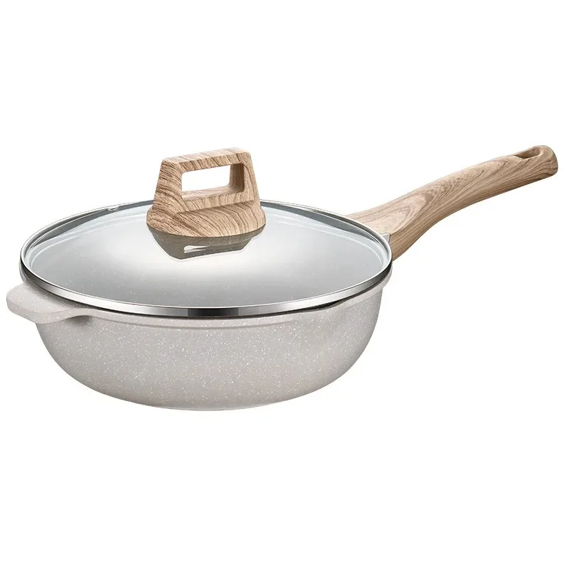 Сковорода с антипригарным покрытием большая сковорода 8 дюймов индукционная