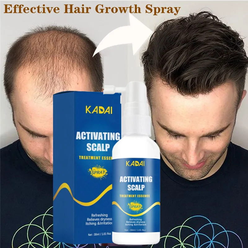 Powerful Hair Growth Serum Spray Anti Hair Loss Treatment Essence Oil Repair Nourish Hair Roots Regrowth Hair For Men Women
