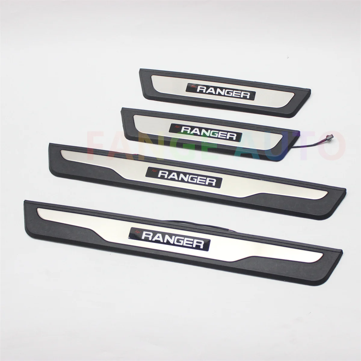 

4 шт., Накладка на порог из нержавеющей стали для Ford Ranger 2019-2023 T6 T7