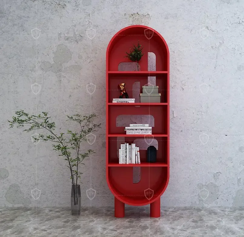 Витрина шкаф для витрин Минималистичная маленькая витрина хранения книжной