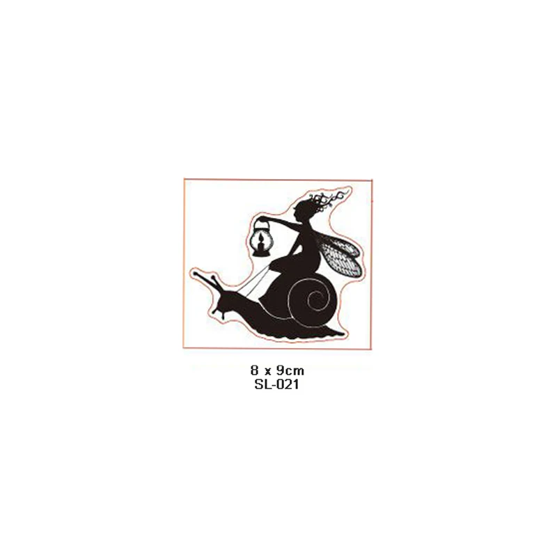 

New Arrival Snail fairy Clear Stamps for DIY Scrapbooking Card Transparent Silicone Stamp Making Photo Album Crafts Decor
