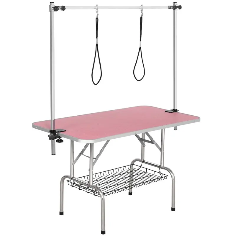 

Adjustable Foldable Pet Grooming Table, Black