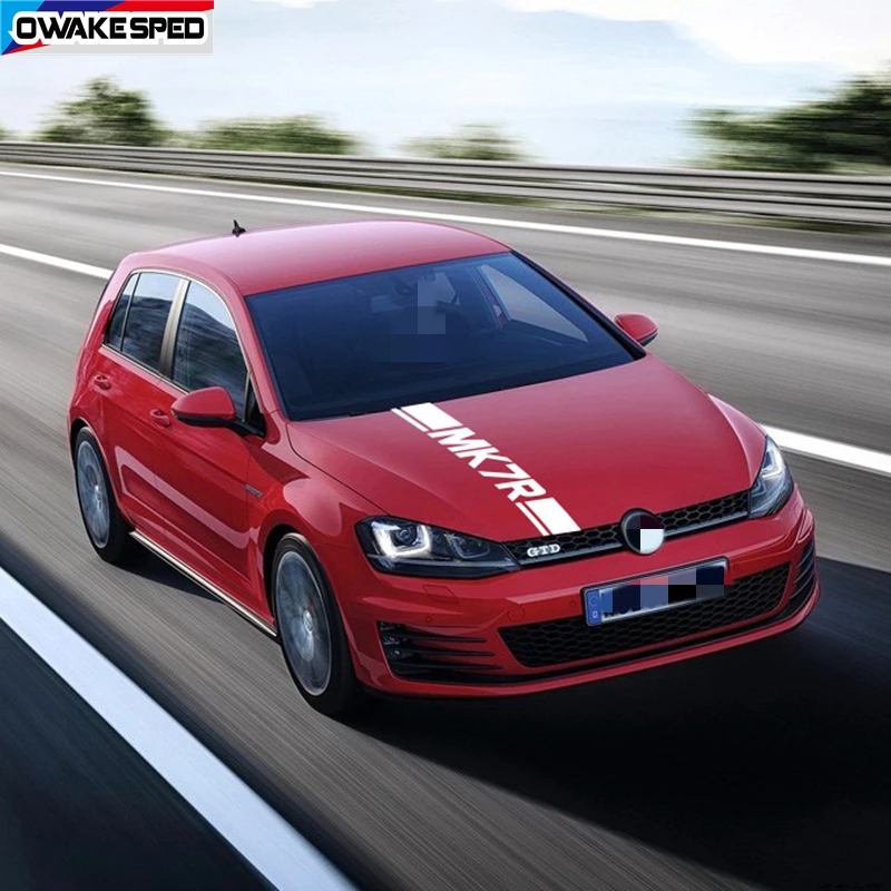 Спортивные полосы автомобильный капот наклейка Автомобильная крышка двигателя