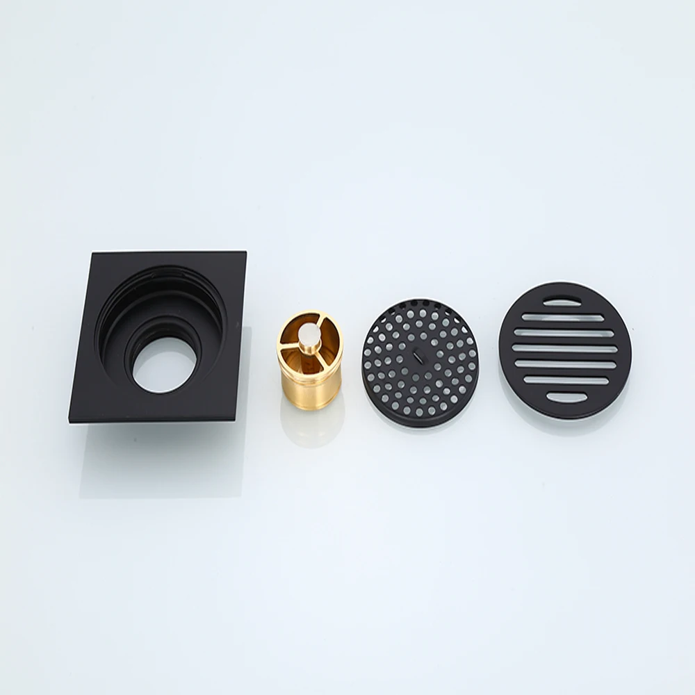 Латунный Противоскользящий Слив для пола квадратный Невидимый ванной душевой