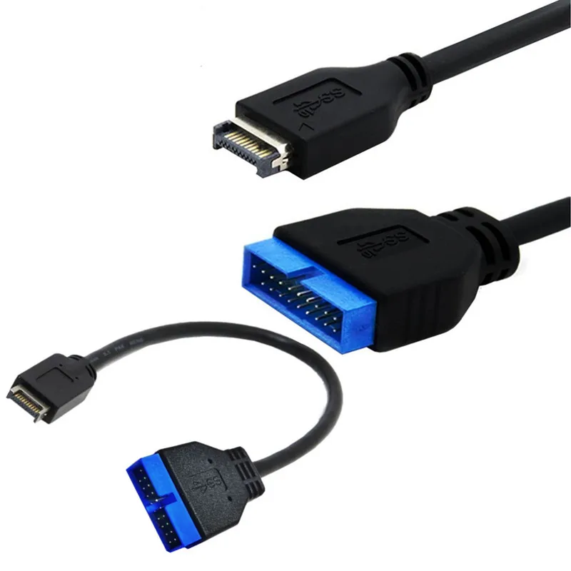 

USB 3.1 Front Panel Header to USB 3.0 20Pin Header Extension Cable for ASUS Motherboard 20cm