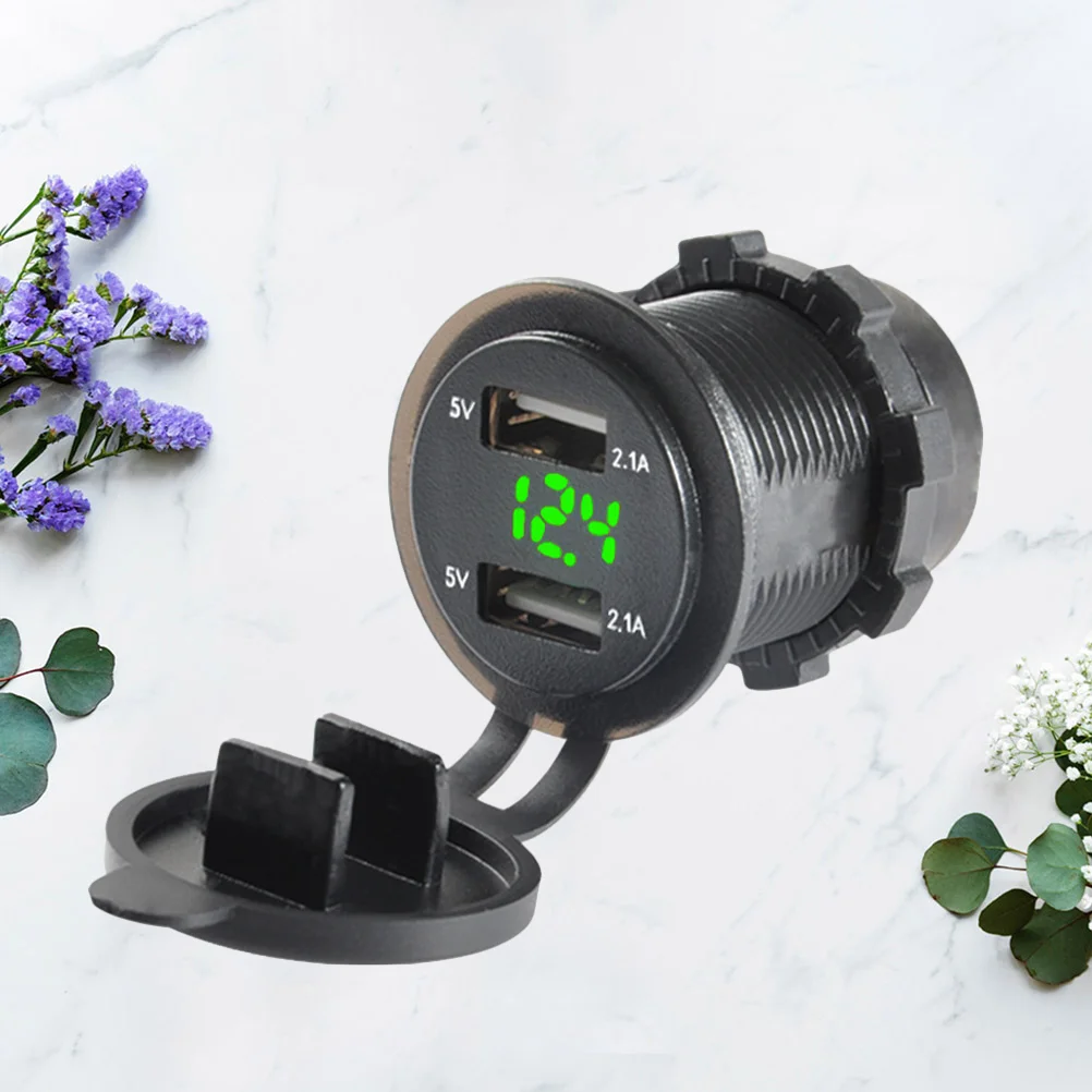 

12 -24V Car Port Car Power Outlet USB USB Voltage Meter Motorcycle USB Outlet USB Power Outlet Cell USB Power Socket Car