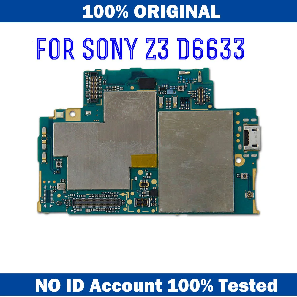 С системой Android для материнской платы Sony Xperia Z3 D6633 100% Оригинальный