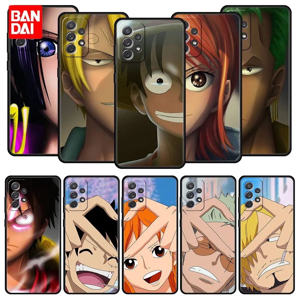 

One Piece Zoro Luffy Phone Case for Samsung Galaxy A12 A51 A21s A02 A02s A22 A32 A52 A72 4G 5G Silicone Smartphone Style Cover