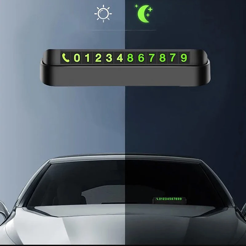 

1 шт., автомобильная табличка с номером телефона, 13x2,5 см