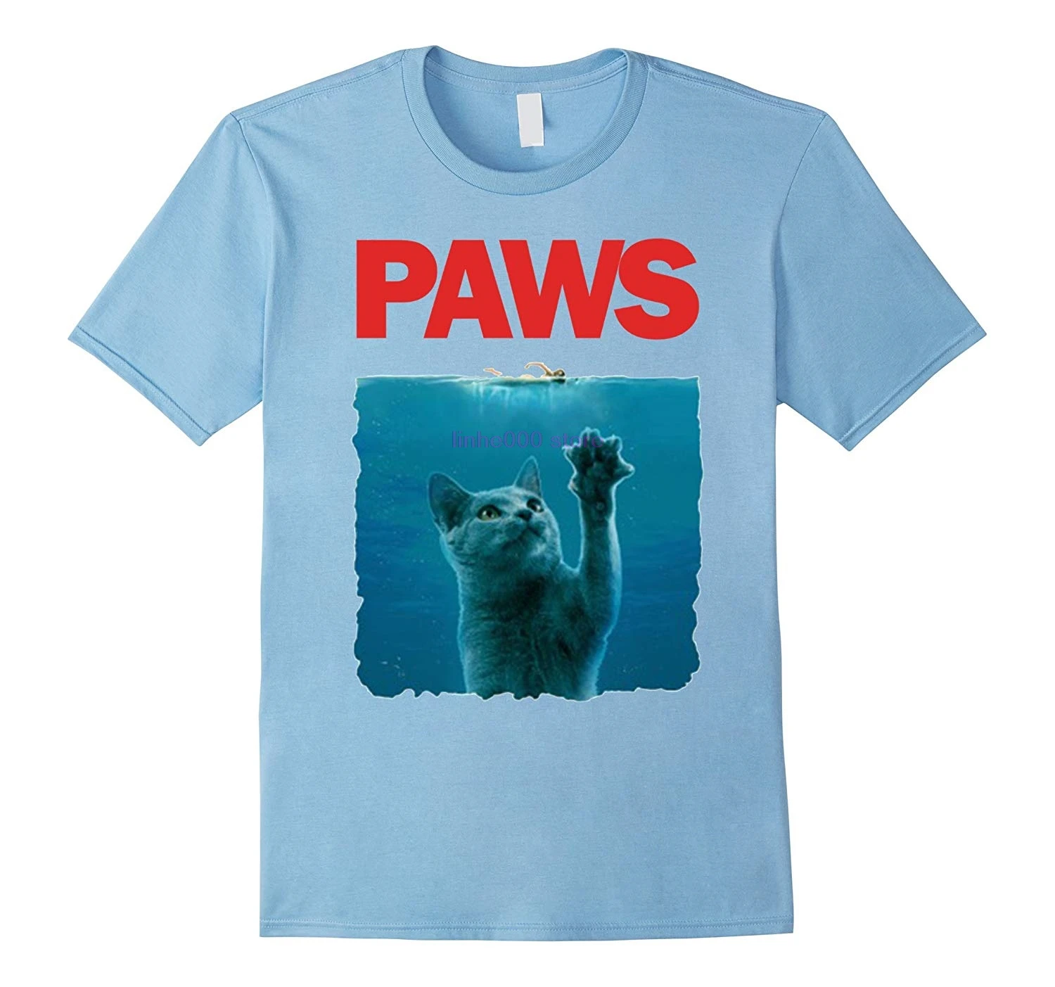 

Фирменная мужская рубашка GILDAN, забавная карикатура «лапы», «Мяу», «кошка», подарки для любимых