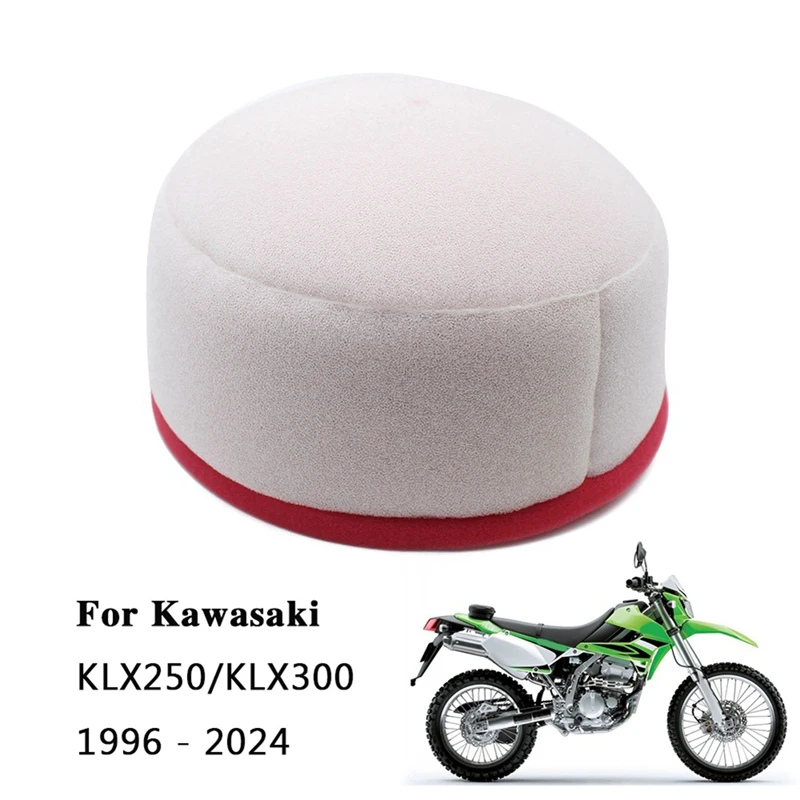 Мотоциклетный масляный фильтр хлопковый воздушный для Kawasaki KLX 250 300 1996-2024