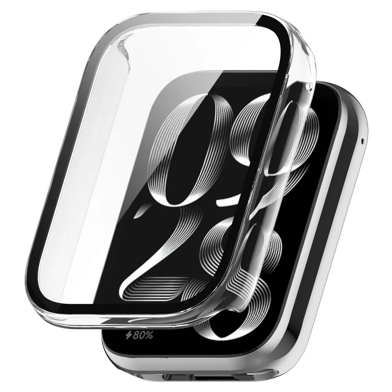 Фото ПК + чехол из закаленного стекла для Xiaomi Mi Band 8 Pro, ремешок для умных часов, защитная пленка для экрана Xiaomi Mi Band 8 Pro №4