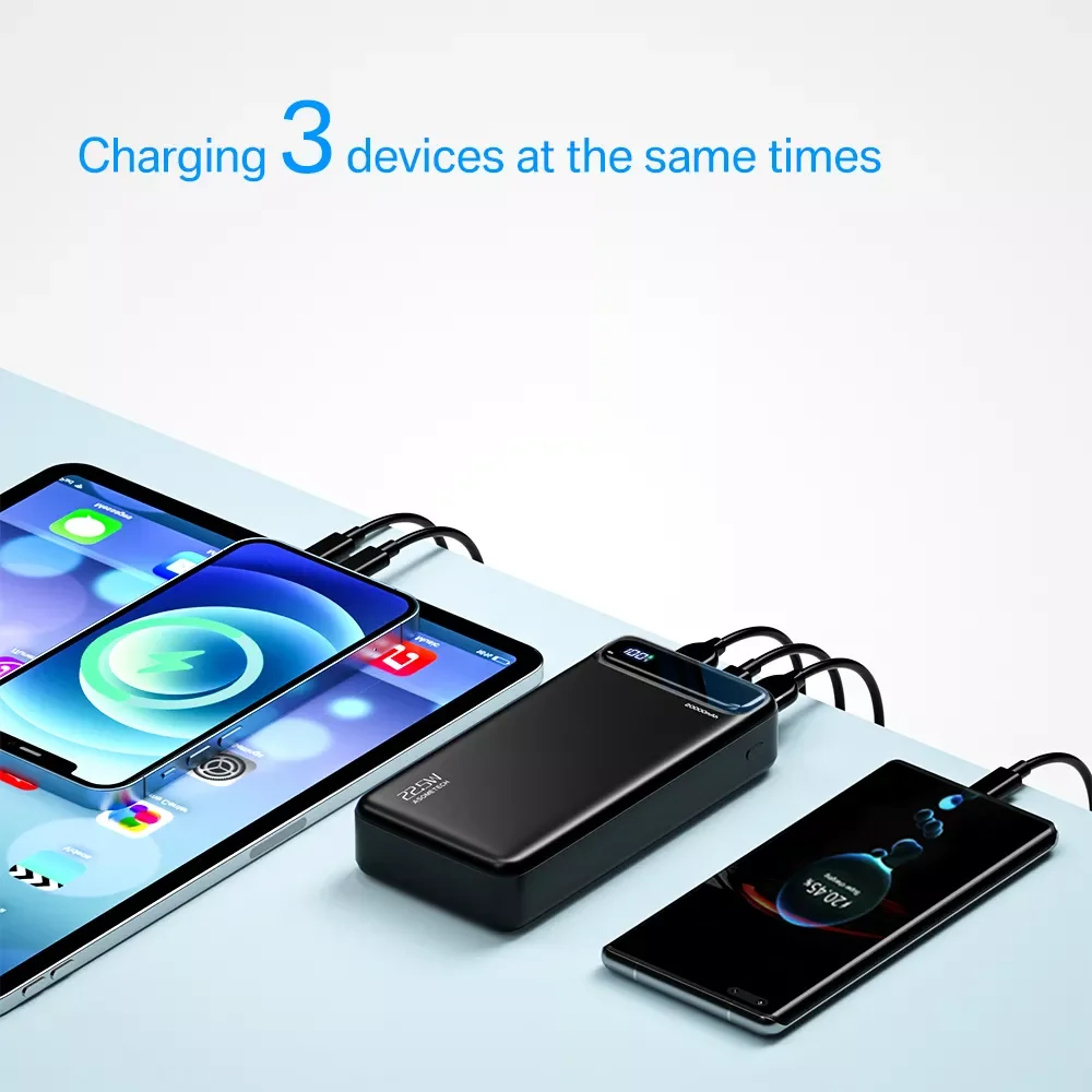 Power Bank 20000mAh Portable Charger Powerbank 20000 mAh Fast Charging External Battery PD PoverBank for iPhone 13 12 Pro Xiaomi