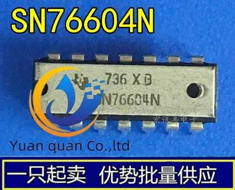 

Оригинальная новая импульсная фотография SN76604 SN76604N DIP14, 30 шт.
