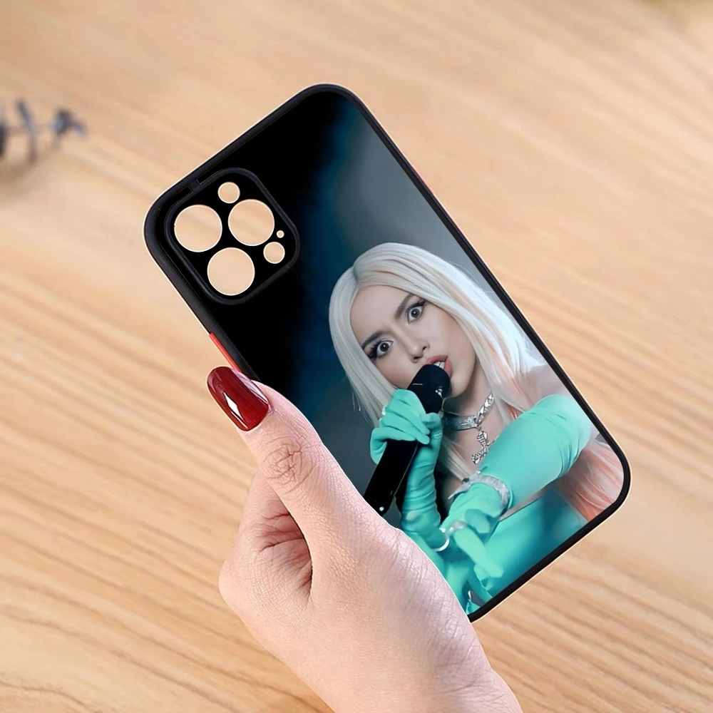 Фото Чехол для телефона Singer A-Ava Max для IPhone 15 Pro 16 Pro Max 14 13 11 12 Mini Xs X Xr 7 8 Plus Se Matte Cover №5